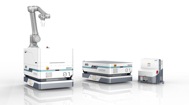 永利yl23411數位開發的自主式移動機器人（AMR250M），搭配全向輪並結合AI演算法、2D LiDAR、3D攝影機等技術，協助客戶實現產線全自動化